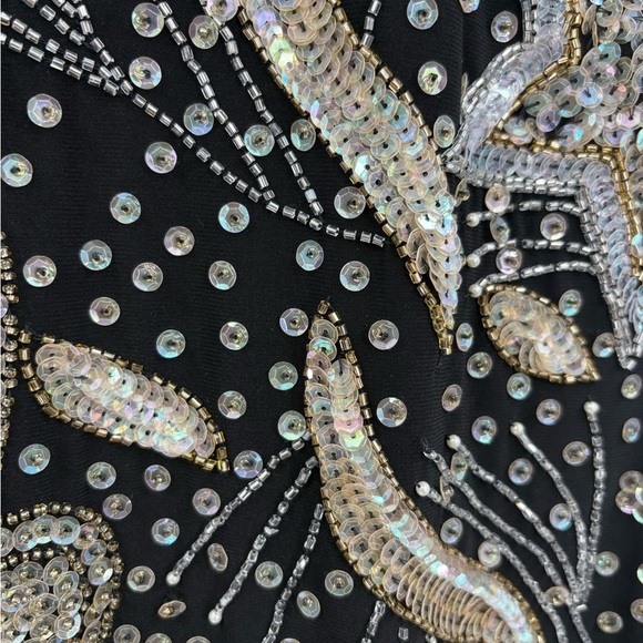 Loveshackfancy party embroidered sequence star mini Davis dress size small 4 - Picture 8 of 16